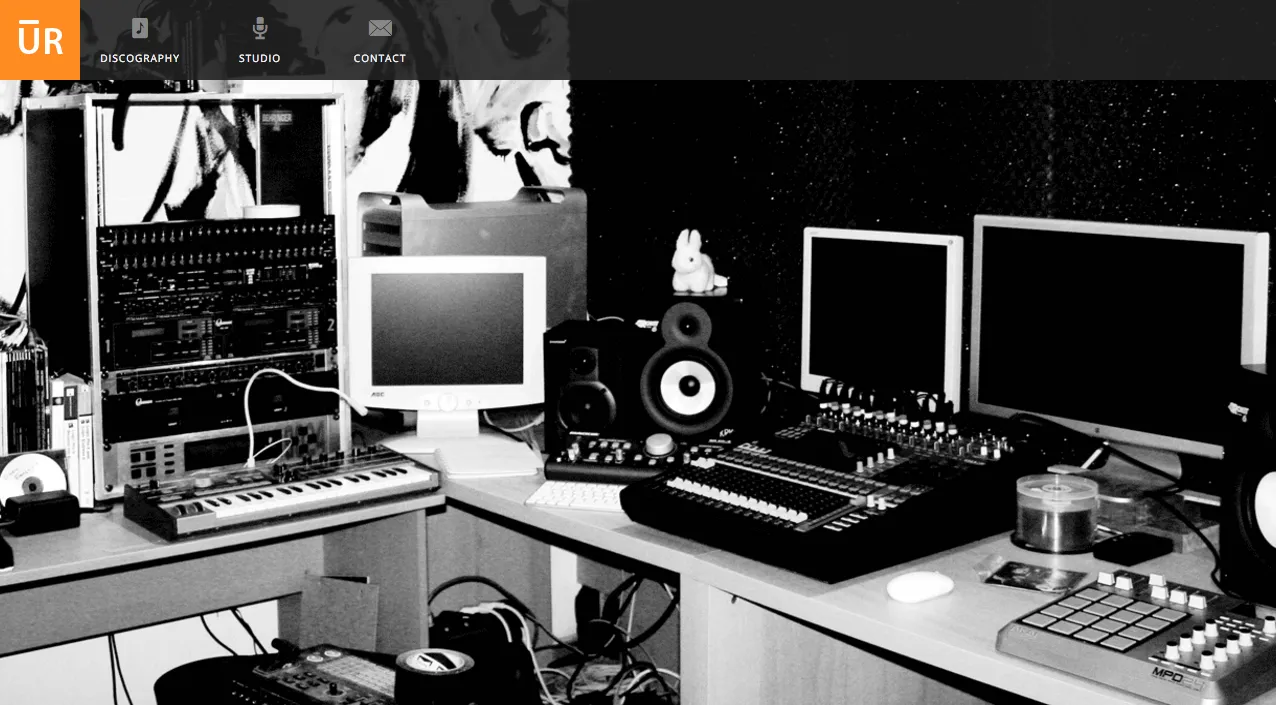 Unbend Records Website, image 2